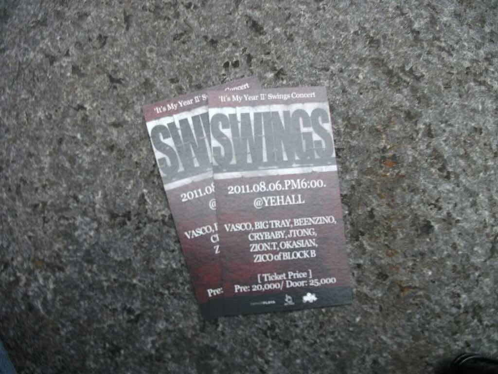 Swings · At the venue