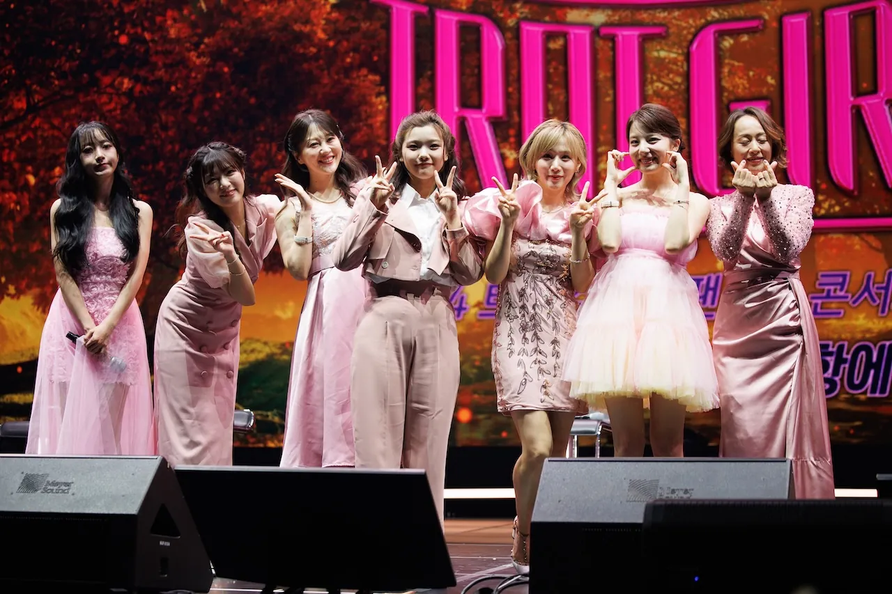 Cross-border harmony at the Trot Girls Japan encore