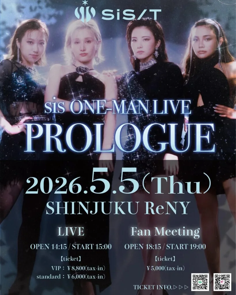 sis at Shinjuku ReNY, Tokyo, May 5, 2026