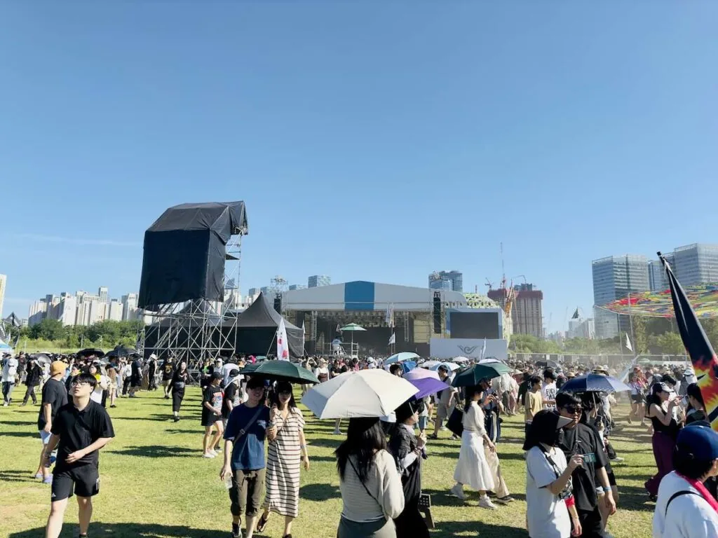 Pentaport 2023: A Daytime View of Songdo in the Heat